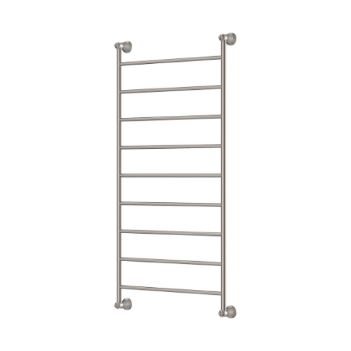 Fienza Lillian Heated Towel Rail 600 x 1200mm Brushed Nickel - Image 2