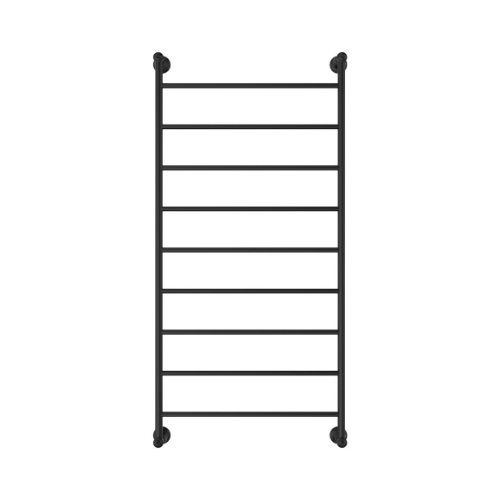Fienza Lillian Heated Towel Rail 600 x 1200mm Matte Black - Image 2