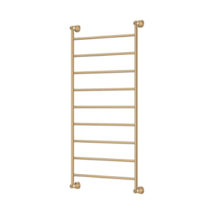 Fienza Lillian Heated Towel Rail 600 x 1200mm Urban Brass