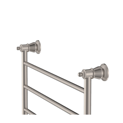 Fienza Lillian Heated Towel Rail 600 x 450mm Brushed Nickel - Image 3