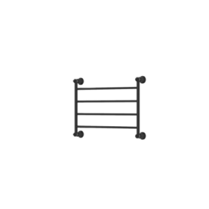 Fienza Lillian Heated Towel Rail 600 x 450mm Matte Black