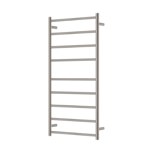 Fienza Isabella Heated Towel Rail 600 x 1200mm Brushed Nickel