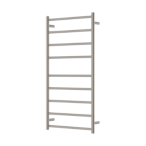 Fienza Isabella Heated Towel Rail 600 x 1200mm Brushed Nickel