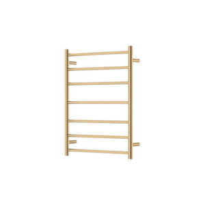 Fienza Isabella Heated Towel Rail 600 x 800mm Urban Brass