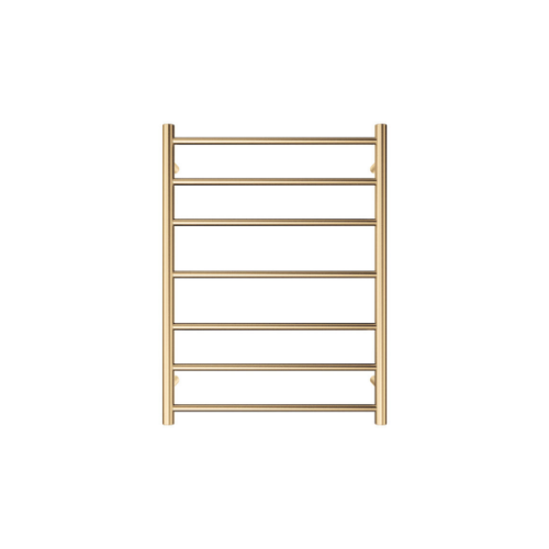 Fienza Isabella Heated Towel Rail 600 x 800mm Urban Brass - Image 2