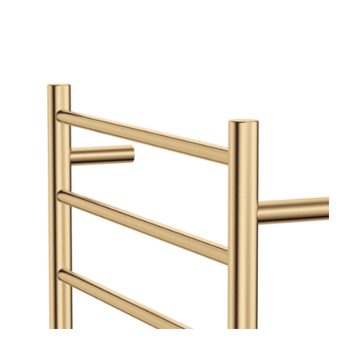 Fienza Isabella Heated Towel Rail 600 x 800mm Urban Brass - Image 3