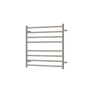 Fienza Isabella Heated Towel Rail 750 x 700mm Brushed Nickel
