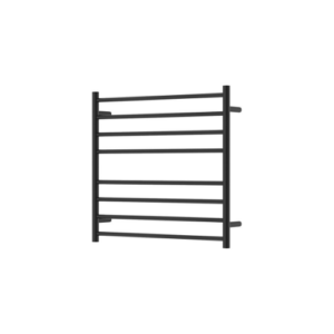 Fienza Isabella Heated Towel Rail 750 x 700mm Matte Black
