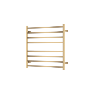 Fienza Isabella Heated Towel Rail 750 x 700mm Urban Brass