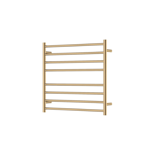Fienza Isabella Heated Towel Rail 750 x 700mm Urban Brass