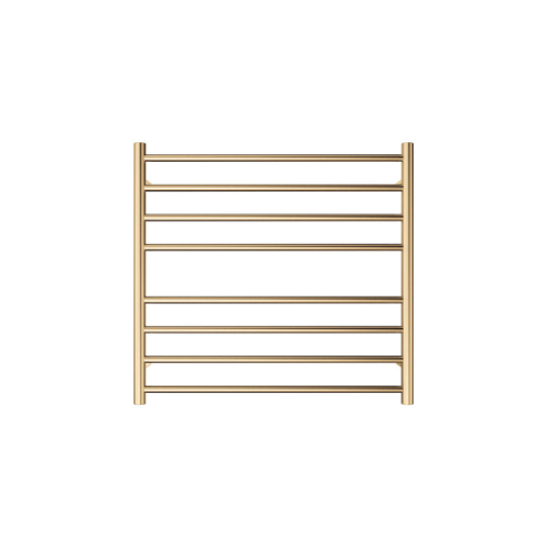 Fienza Isabella Heated Towel Rail 750 x 700mm Urban Brass - Image 2