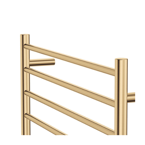 Fienza Isabella Heated Towel Rail 750 x 700mm Urban Brass - Image 3