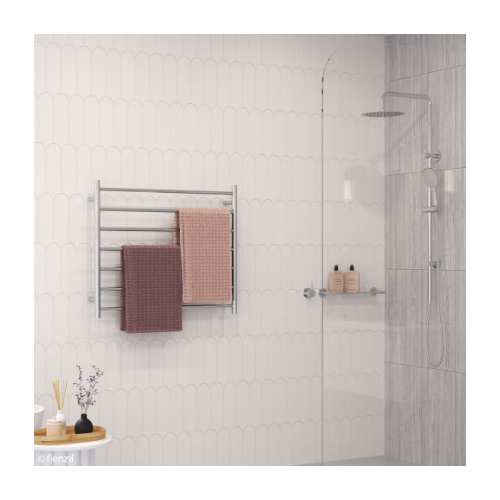 Fienza Isabella Heated Towel Rail 900 x 750mm Chrome - Image 4