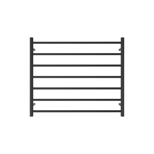 Fienza Isabella Heated Towel Rail 900 x 750mm Matte Black - Image 2
