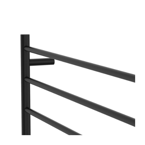 Fienza Isabella Heated Towel Rail 900 x 750mm Matte Black - Image 3