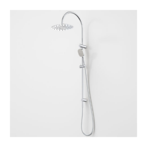 Caroma Contura® II Rail Shower with Overhead Chrome