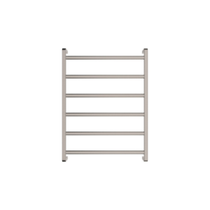 Fienza Koko Heated Towel Rail 600 x 800mm Brushed Nickel
