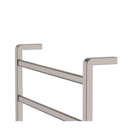 Fienza Koko Heated Towel Rail 600 x 800mm Brushed Nickel - Image 2