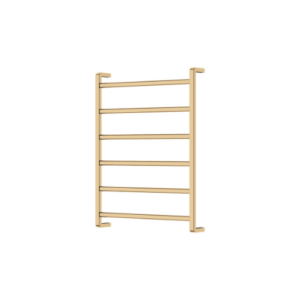 Fienza Koko Heated Towel Rail 600 x 800mm Urban Brass