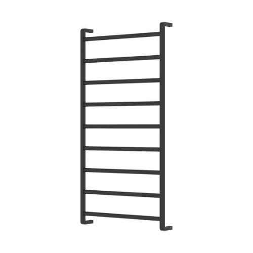 Fienza Koko Heated Towel Rail 600 x 1200mm Matte Black