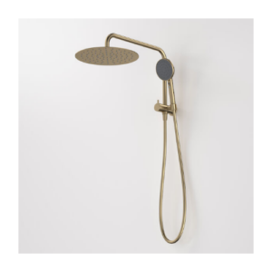 Caroma Urbane® II Compact Twin Shower Brushed Brass