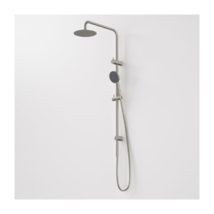 Caroma Urbane® II Rail Shower with 200mm Overhead Brushed Nickel