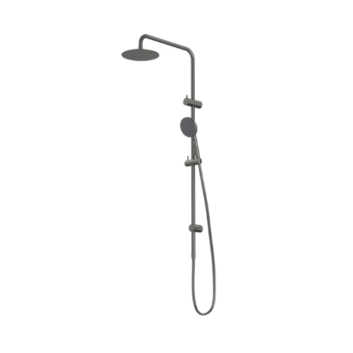 Caroma Urbane® II Rail Shower with 200mm Overhead Gunmetal
