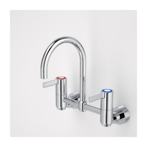 Caroma G Series+ Exposed Wall Sink Set (160mm outlet + 80mm handles)  Lead Free