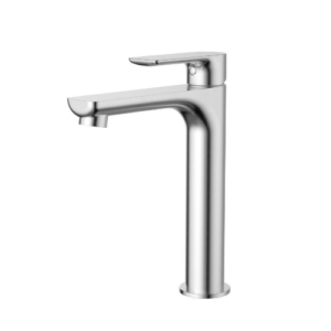 Modern National Nova Mid Rise Basin Mixer Brushed Chrome