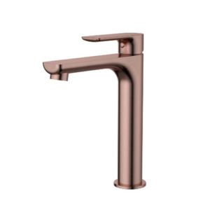 Modern National Nova Mid Rise Basin Mixer Champagne