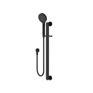 Modern National Nova Shower on Rail Matte Black