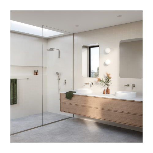 Phoneix Vivid MKII Pull Out Sink Mixer 230mm L Shaped Lead Free Brushed Carbon - Image 2