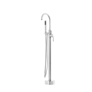 Mixx Matcha Floor Mounted Bath Filler With Hand Shower Chrome