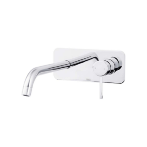 Mixx Anise Wall Plate Mixer With 210mm Spout Chrome Lead Free