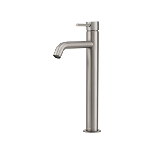 Mixx Anise Eco Tower Vessel Mixer Curved Spout Gun Metal Lead Free