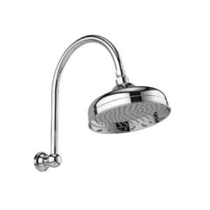 Phoenix Cromford High-Rise Shower Arm and Rose 210mm Chrome