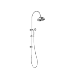 Phoneix Cromford Twin Shower 210mm Rose Chrome
