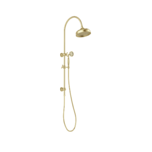 Phoneix Cromford Twin Shower 210mm Rose Brushed Gold