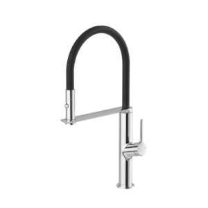 Phoneix Vask Flexible Hose Sink Mixer 200mm  Lead Free Chrome