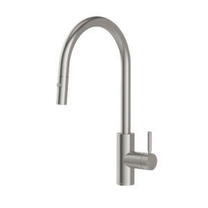 Phoneix Vivid MKII Pull Out Sink Mixer 240mm Gooseneck Lead Free Stainless Steel