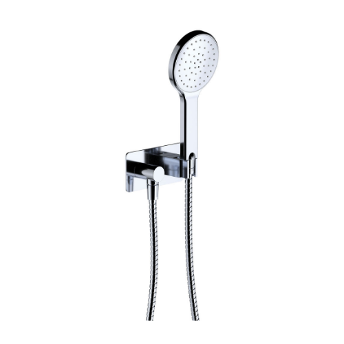 Fienza Kaya Hand Shower Rectangular Plate Chrome