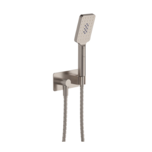 Fienza Tono Hand Shower Rectangular Plate Brushed Nickel