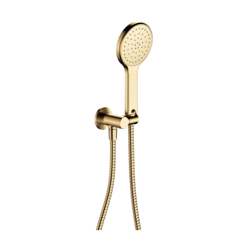 Fienza Kaya Hand Shower Round Plate Urban Brass