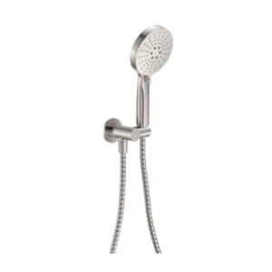 Fienza Empire Slim Hand Shower Round Plate Brushed Nickel