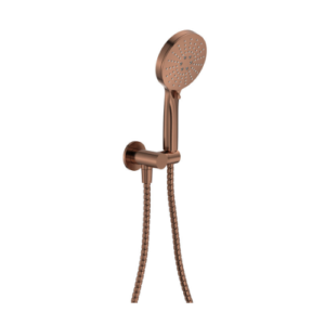 Fienza Empire Slim Hand Shower Round Plate Brushed Copper