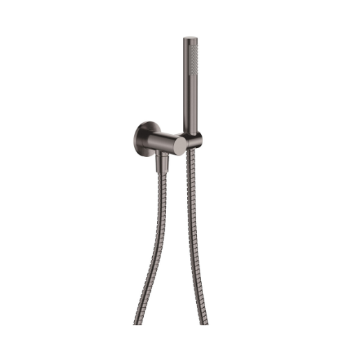 Fienza Isabella Hand Shower Round Plate Gun Metal