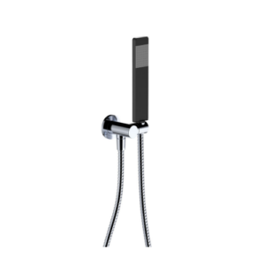 Fienza Lincoln Hand Shower Round Plate Mixed Finish