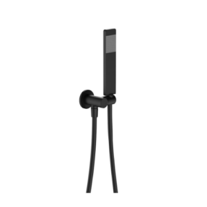 Fienza Lincoln Hand Shower Round Plate Matte Black
