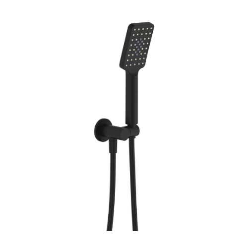 Fienza Tono Hand Shower Round Plate Matte Black