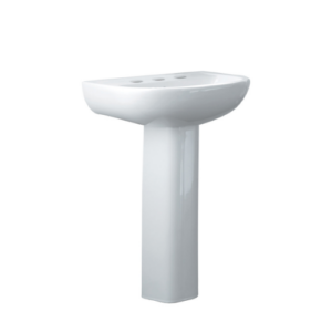 Fienza RAK Compact 550 Pedestal Basin 3 Tap Holes